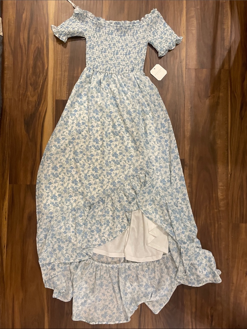 Alter’d State Oakley Smocked Tiered Floral Maxi Dress